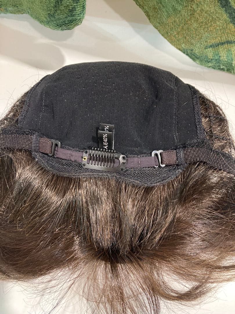 ☆マリブウィッグ☆耐熱人毛MIX☆ショートフルウィッグ ☆ブラウン 耐熱手植え☆