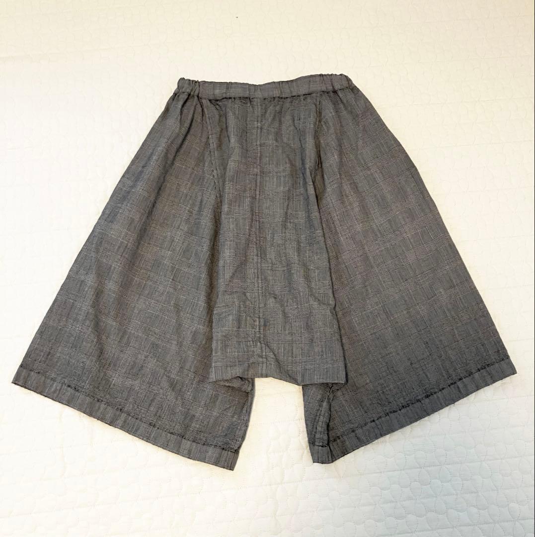 コムデギャルソンコムデギャルソン　サルエル ペンギンパンツ　チェック柄　コムコム