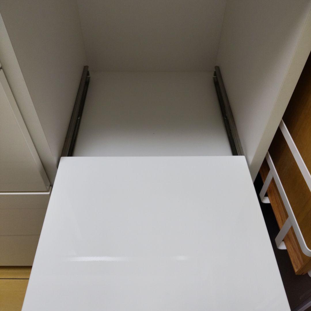 ニトリ キッチンカウンター エトナ 90　ホワイト　たのメル便　送料込