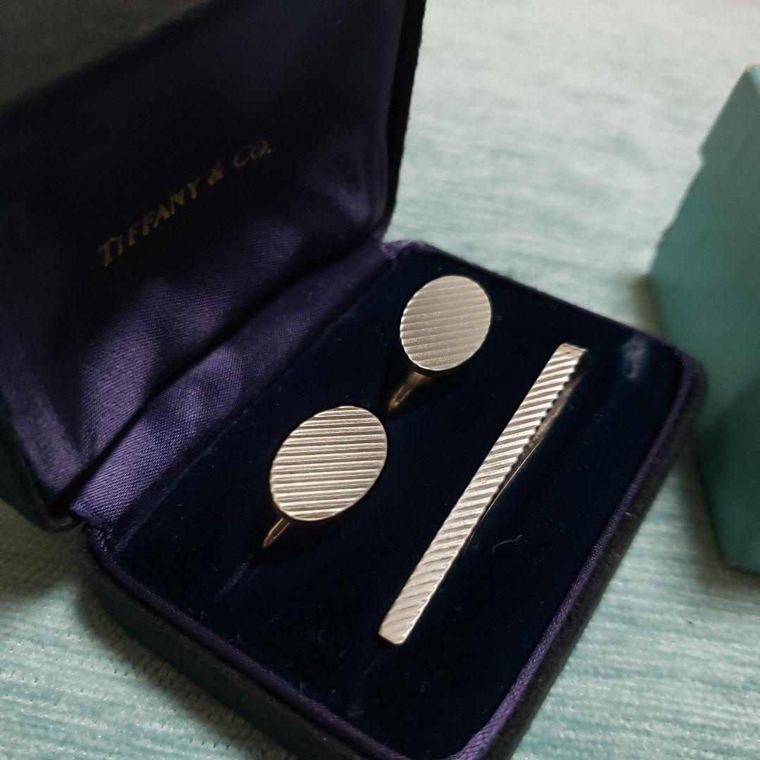 希少品】VINTAGE TIFFANY/OLDティファニーカフス&ネクタイピン