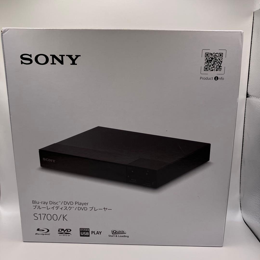 ソニー ブルーレイプレーヤー/DVD 2025年 BDP-S1700/K