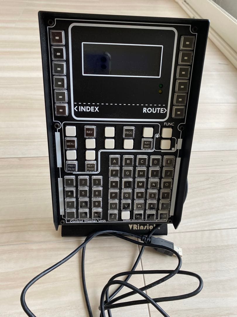 フライトシュミレーター　CDU パネル