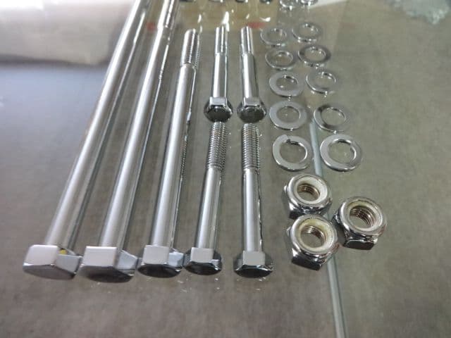 GS400エンジンマウント用メッキボルト新品