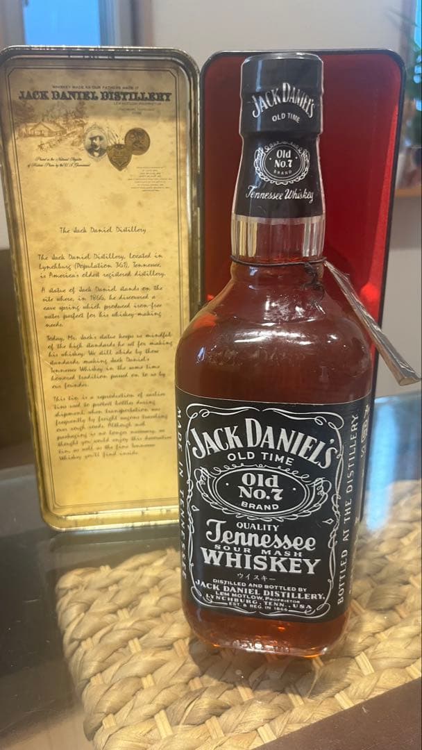 Jack Daniel's テネシーウイスキー 750ml缶入り