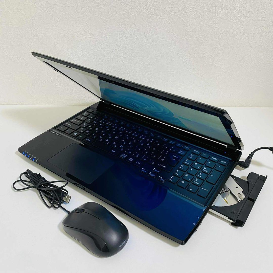 Y88 FujitsuノートパソコンSSDメモリ8G高速Win11オフィス付き