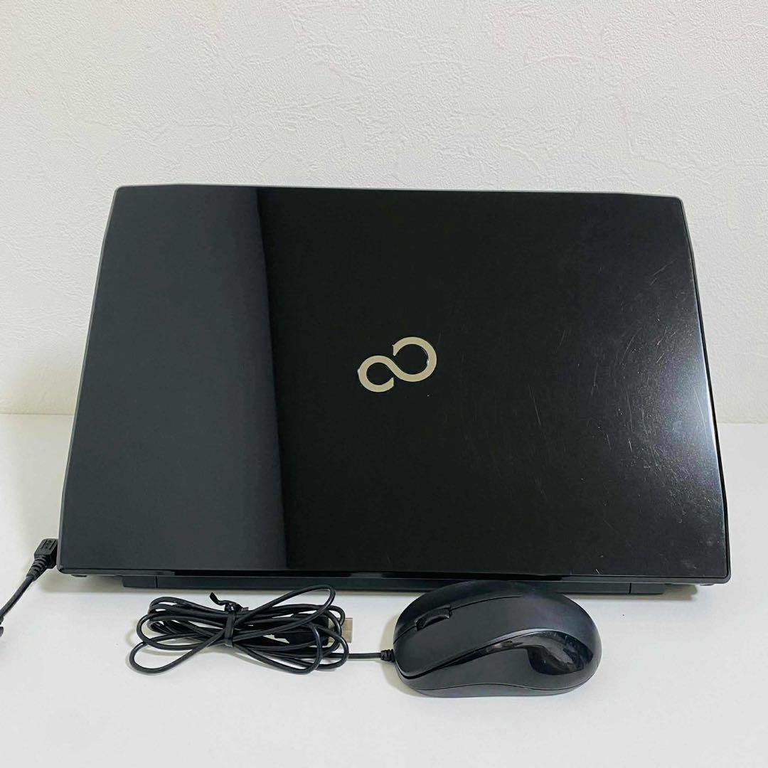 Y88 FujitsuノートパソコンSSDメモリ8G高速Win11オフィス付き