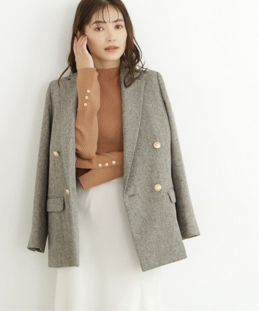 【Oggi掲載】ツィーディーダブルジャケット