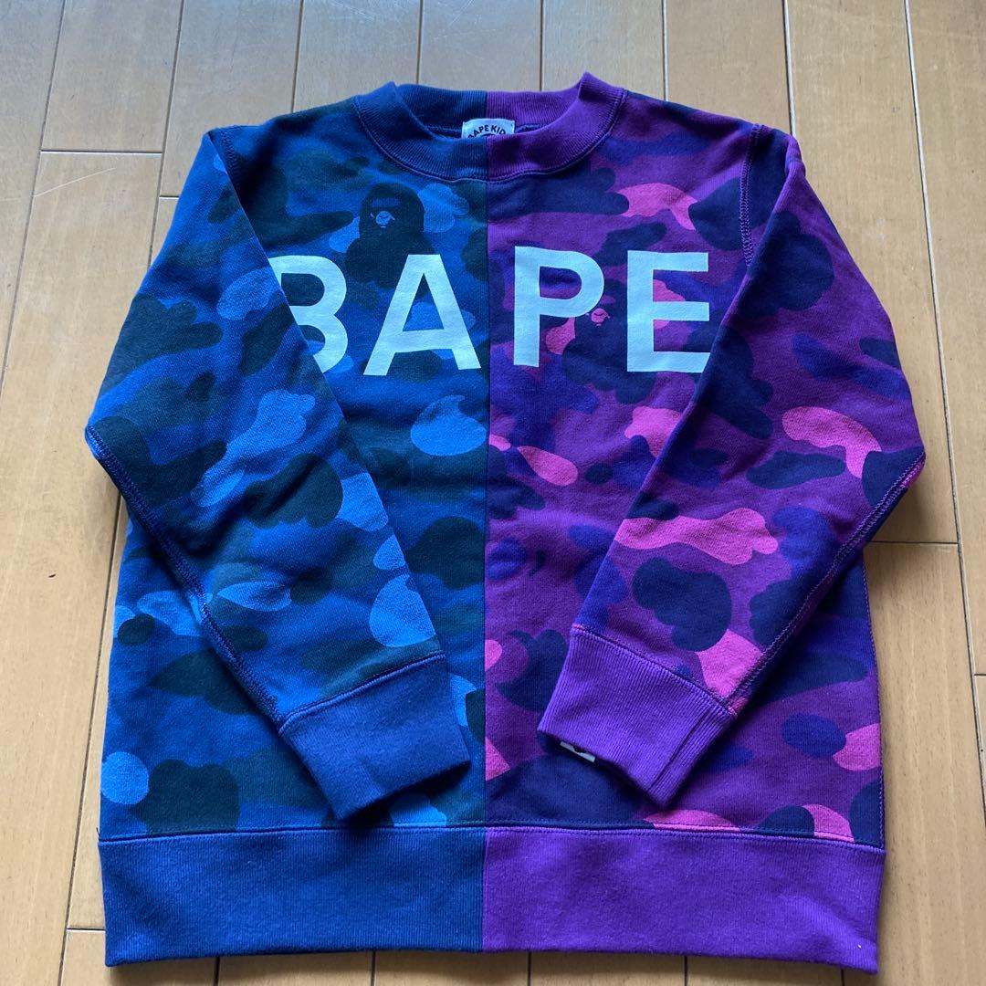 BAPE 迷彩キッズトレーナー