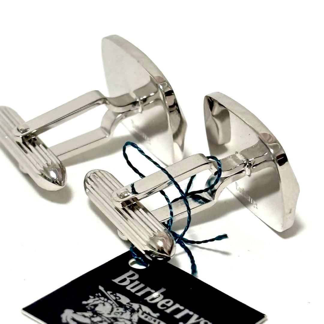 未使用・タグ付き✨箱付き！ バーバリー ネクタイピン カフス シルバー