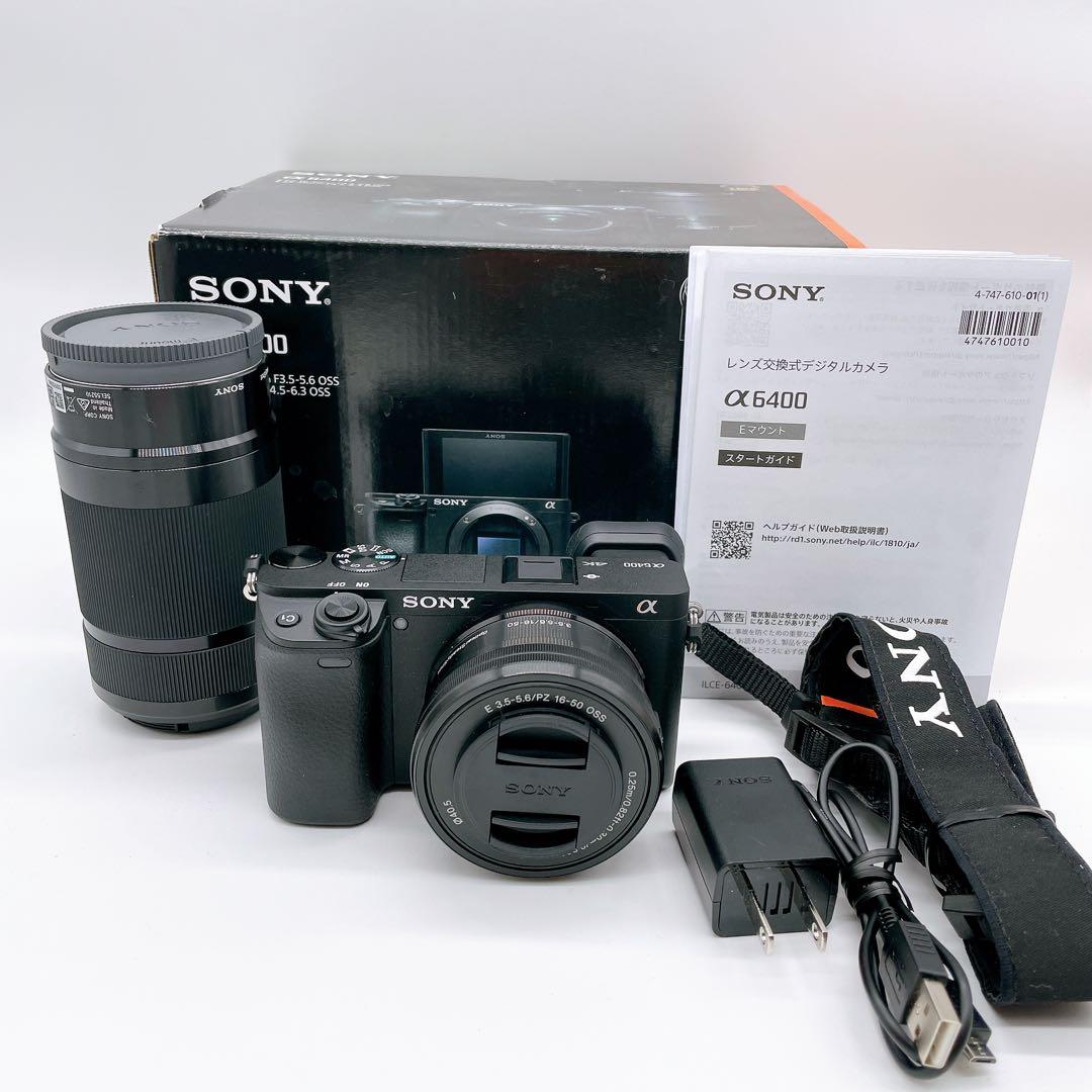 【シャッター　228回】　SONY ソニー　α6400 ミラーレス一眼カメラ