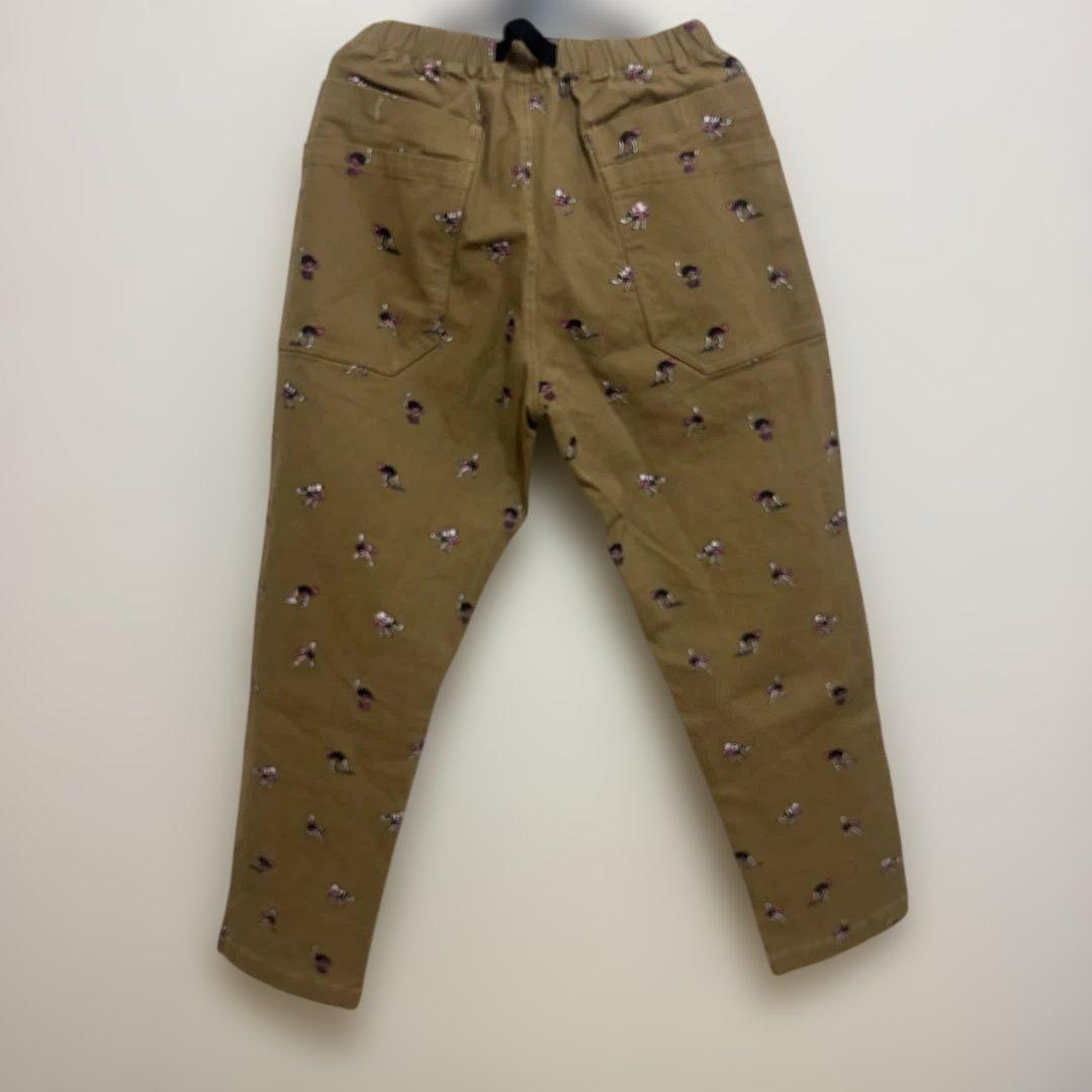 専用ダチョウ柄プリント パンツ、猫柄ワンピース、アニマル柄黒Tシャツ3点セット