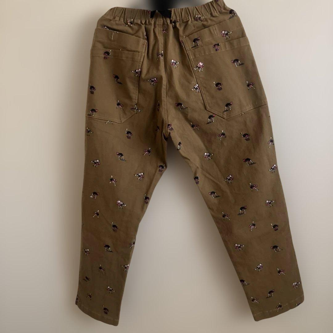 専用ダチョウ柄プリント パンツ、猫柄ワンピース、アニマル柄黒Tシャツ3点セット