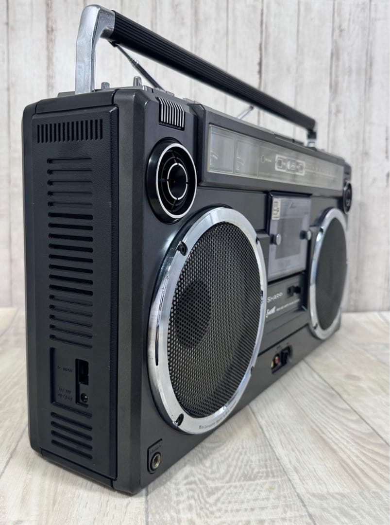 【動作品】SHARP シャープ GF-303 ラジカセ 昭和レトロ名機ラジオ