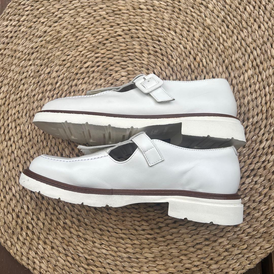 Luca Grossi キルトデザインストラップシューズ