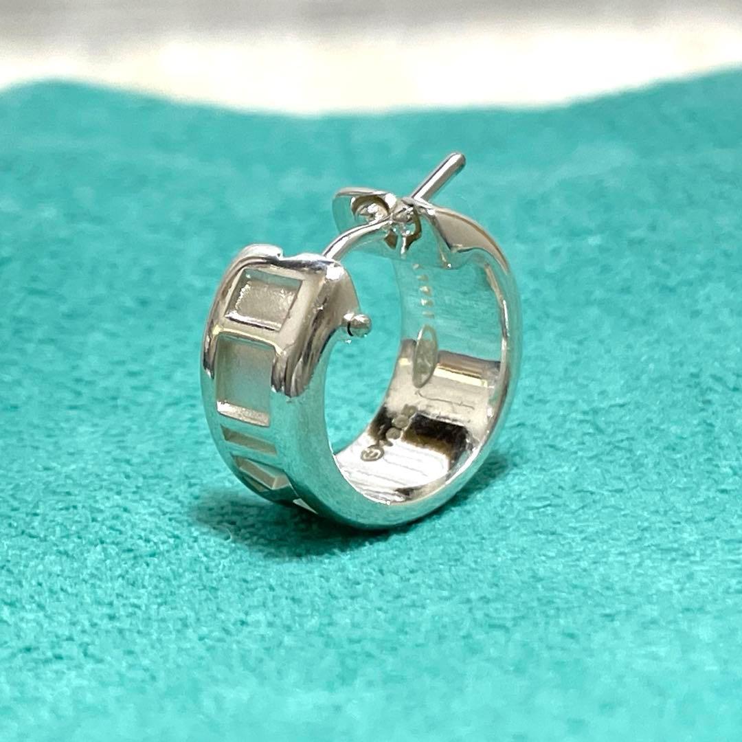【極美品】ティファニー　アトラスフープピアス片耳　メンズ/レディース　925