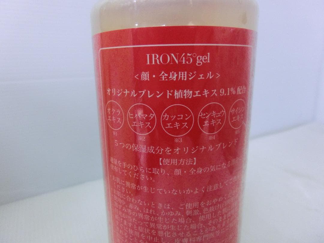 M737★新品★未使用★IRON45° gel★フェイスジェル★500ml