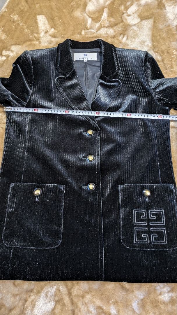 GIVENCHY　ジバンシー　ジャケット　42サイズ　黒　ヴィンテージ