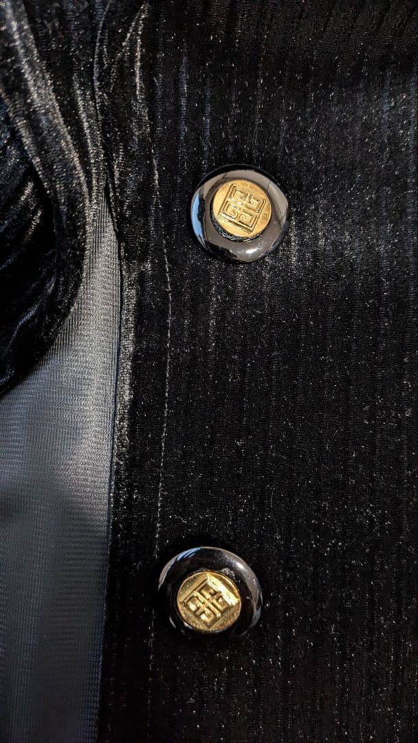 GIVENCHY　ジバンシー　ジャケット　42サイズ　黒　ヴィンテージ