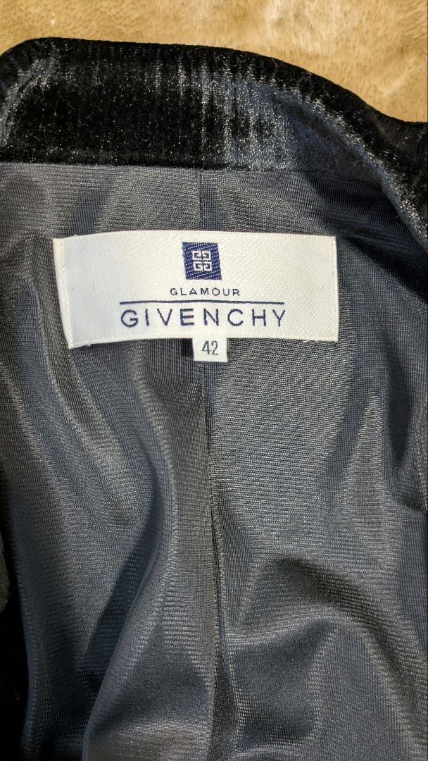 GIVENCHY　ジバンシー　ジャケット　42サイズ　黒　ヴィンテージ