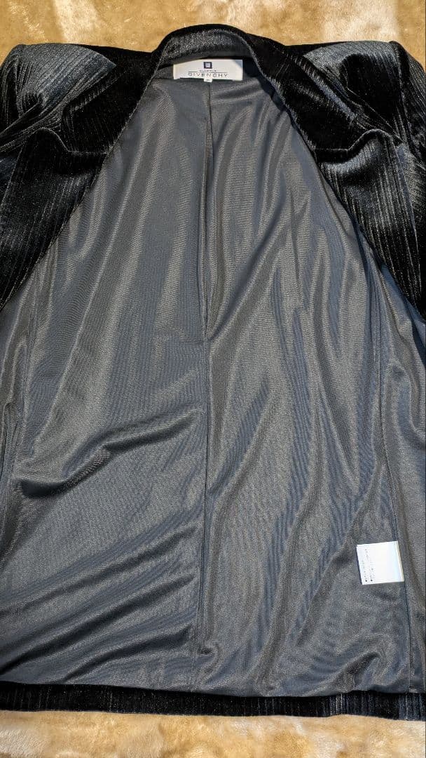 GIVENCHY　ジバンシー　ジャケット　42サイズ　黒　ヴィンテージ