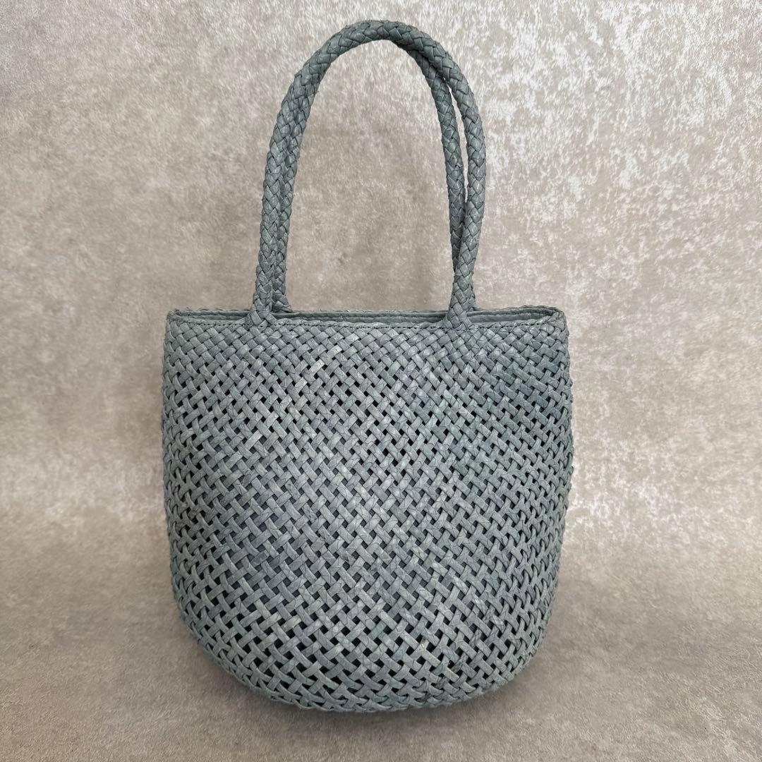 【定価3万】銀座ヨシノヤ パイソンレザー イントレチャートバッグ メッシュ 蛇革