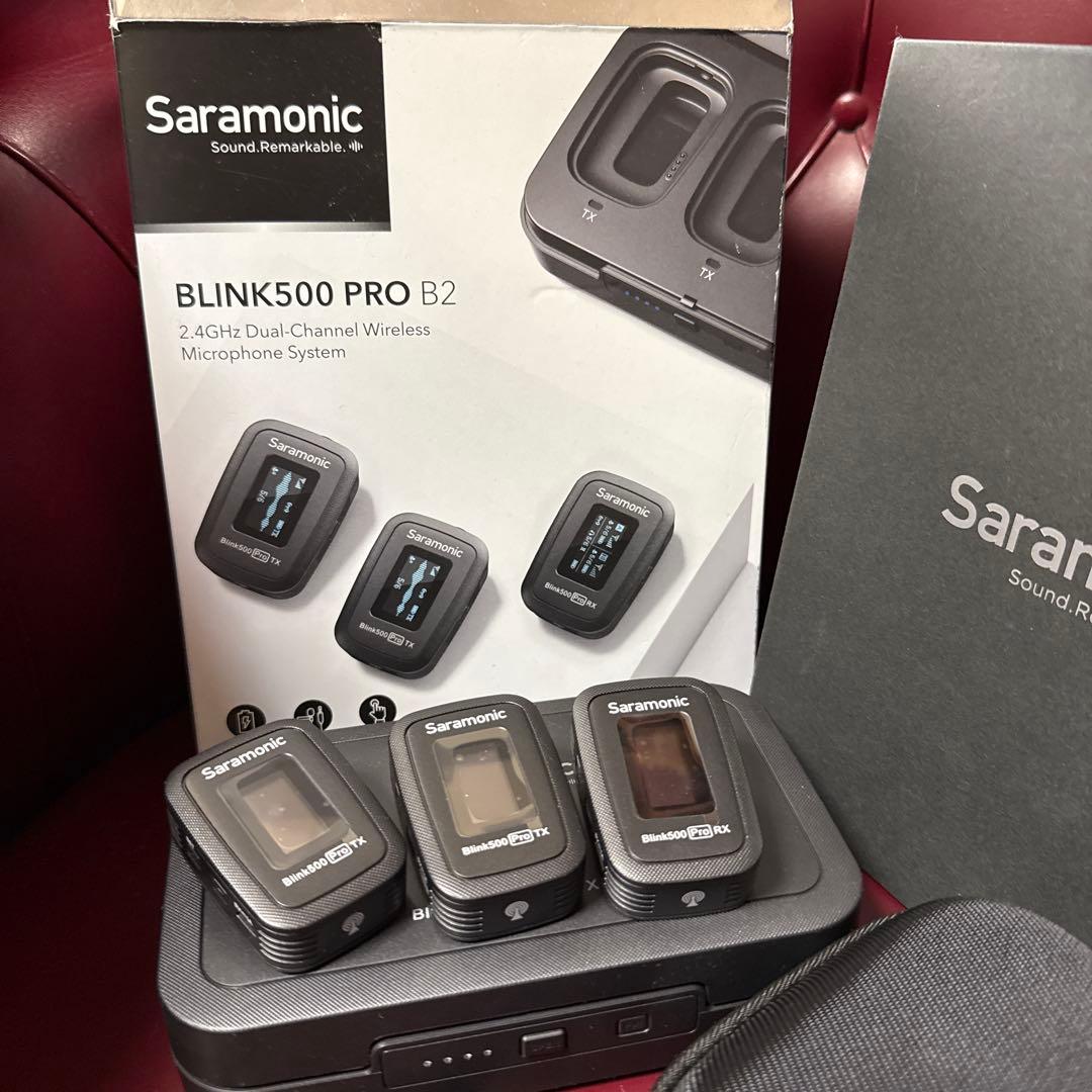 Saramonic Blink500 PRO B2-JP 送信機2台受信機1台