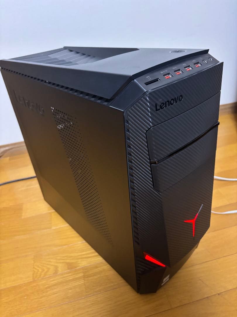 週末値下げ！赤光り！めずらカッコイイLenovoゲーミングPC 中古SSD i7