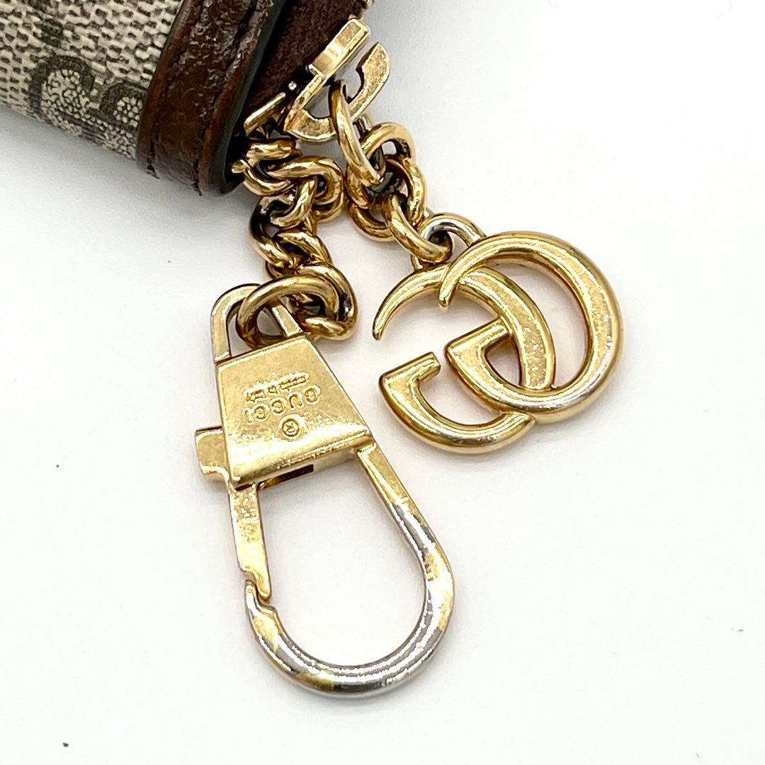 GUCCI ケース　GGマーモント　オフディア　キーリング　シェリー