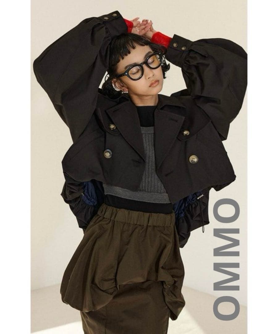 【未使用タグ付き】OMMO BALLOON TRENCH BLOUSON