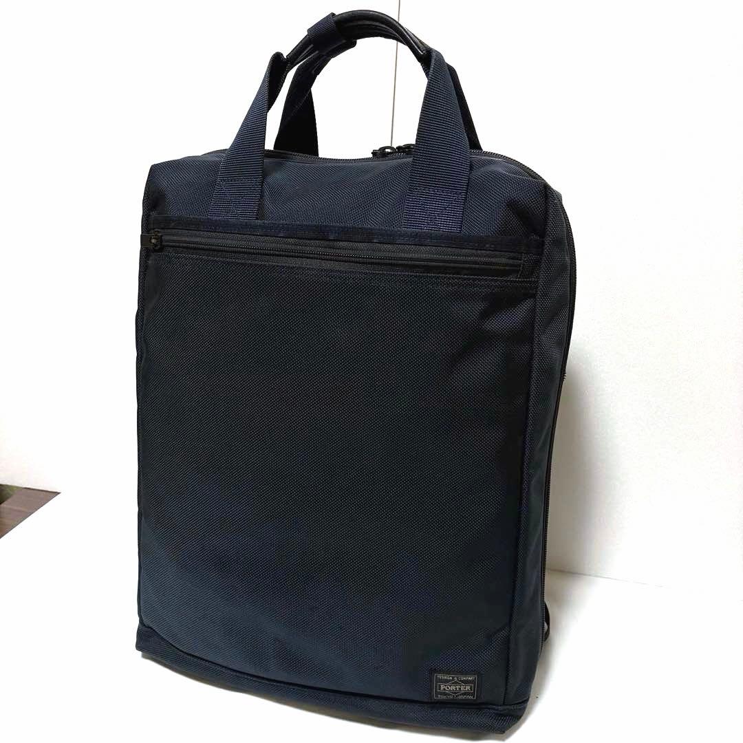 極美品✨ ポーター ステージ リュック ネイビー A4可 大容量 吉田カバン