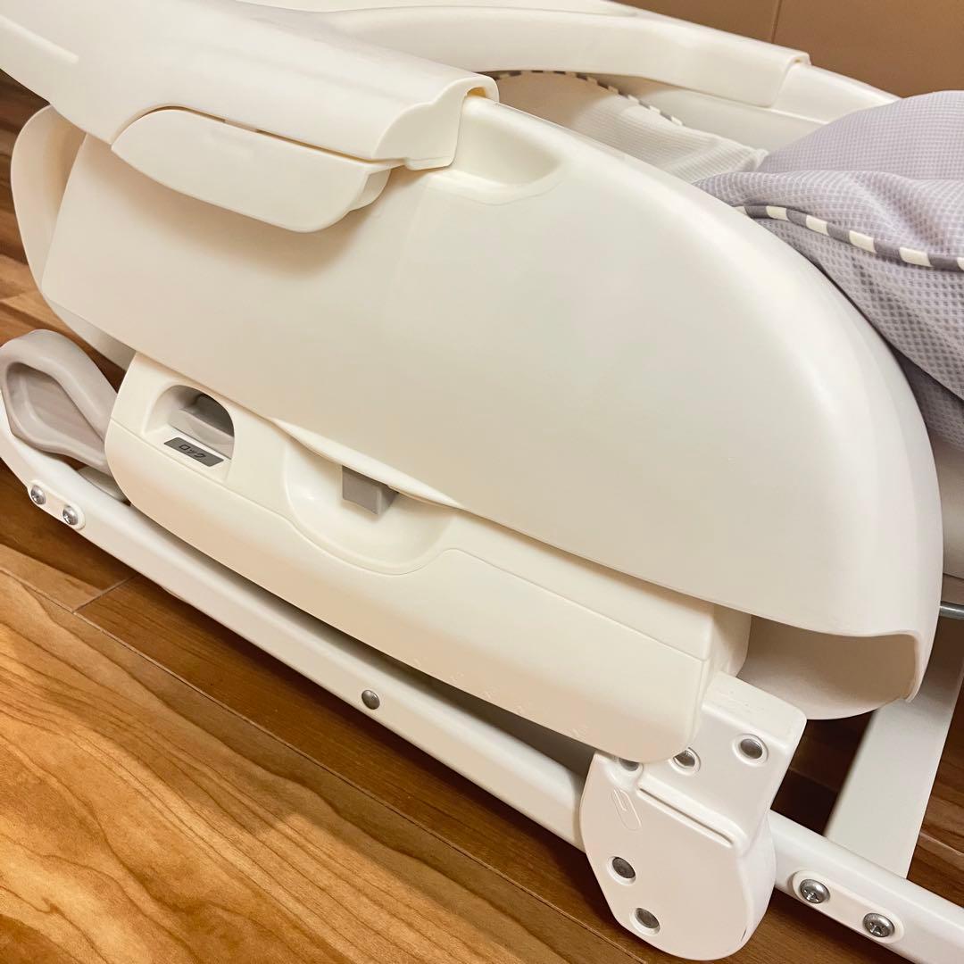 【美品】 コンビ ハイローチェア ネムリラ FF セサミグレー リバーシブル