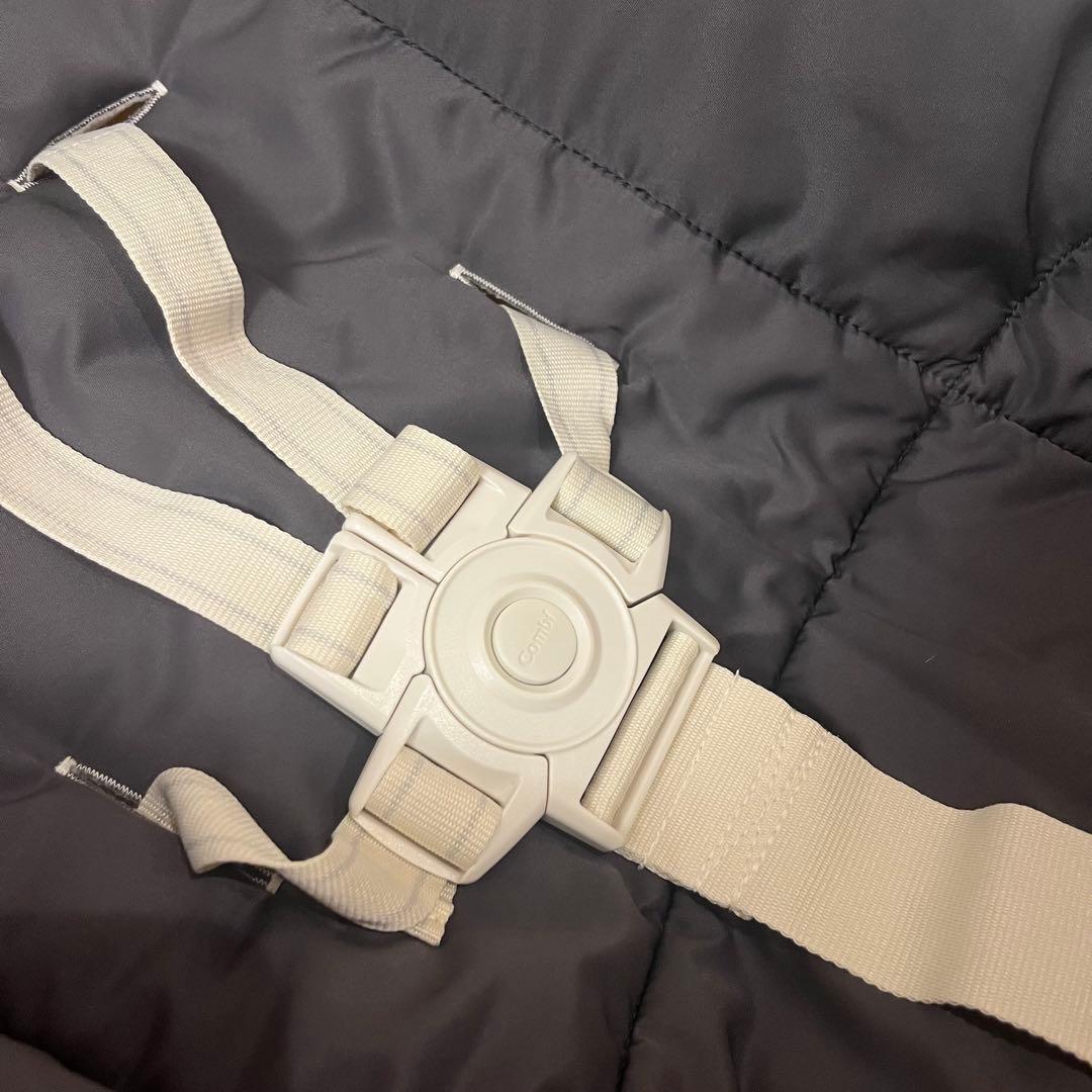 【美品】 コンビ ハイローチェア ネムリラ FF セサミグレー リバーシブル