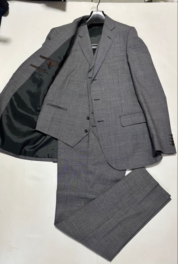 m.f.editorial スリーピース スーツ　セットアップ　A8 グレー