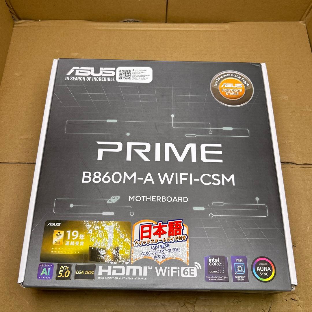 PRIME B860M-A WIFI-CSM 2024年11月製