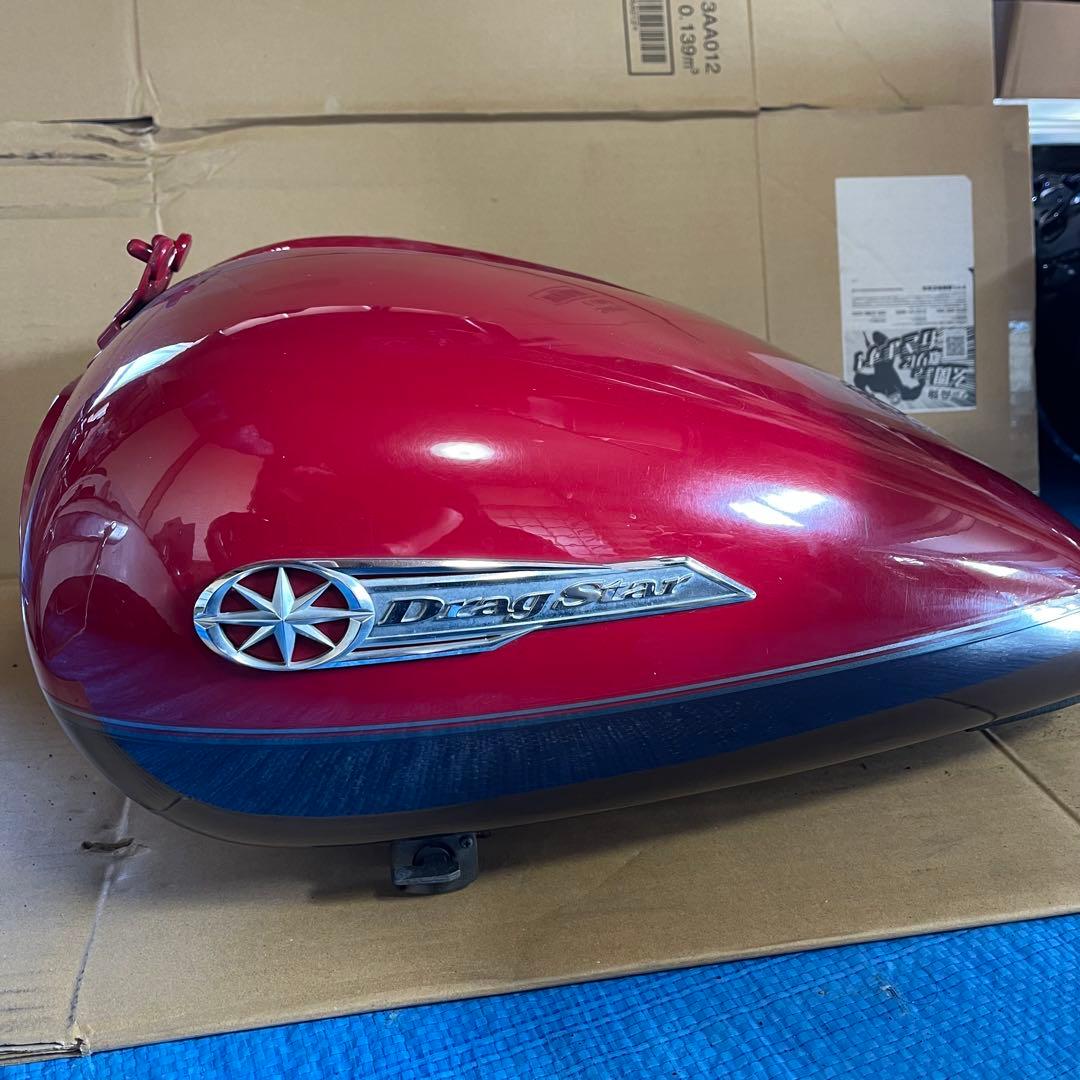 即購入OK ドラッグスター400 VH01J 取り外し　純正タンク　赤
