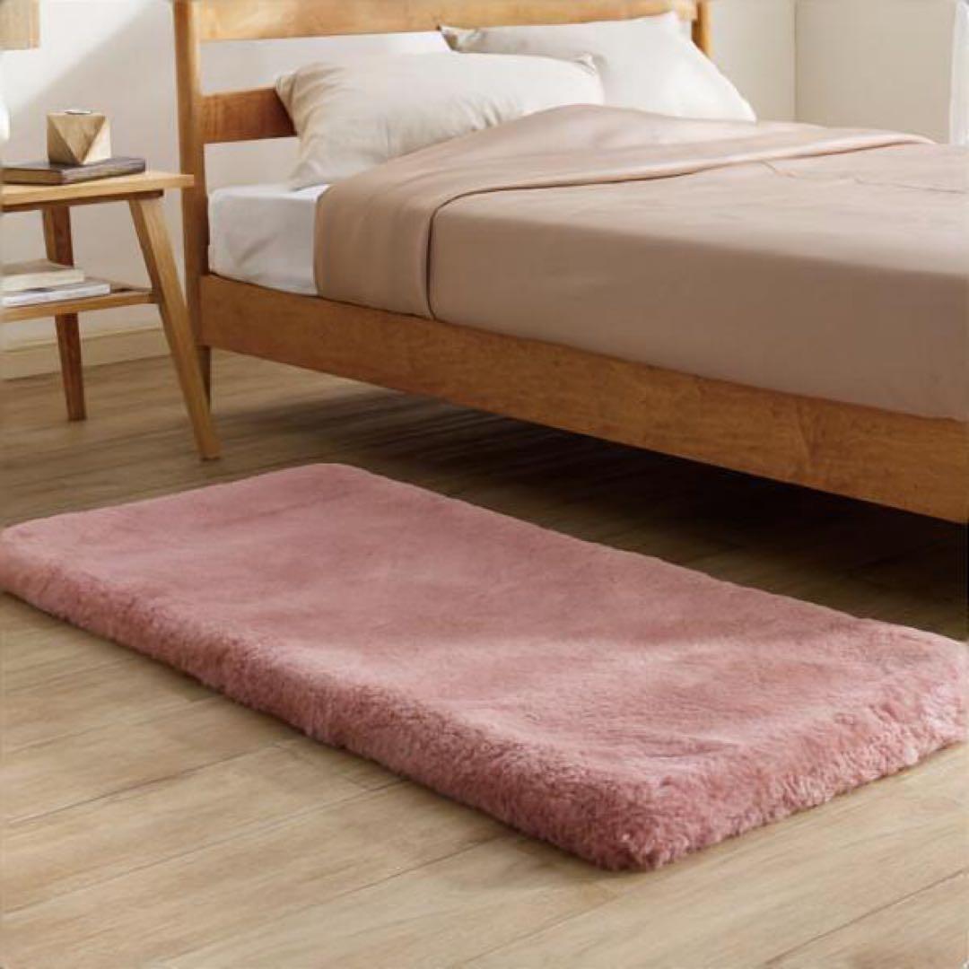 TUK 東洋羽毛 ムートンカーペット シルバーグレー