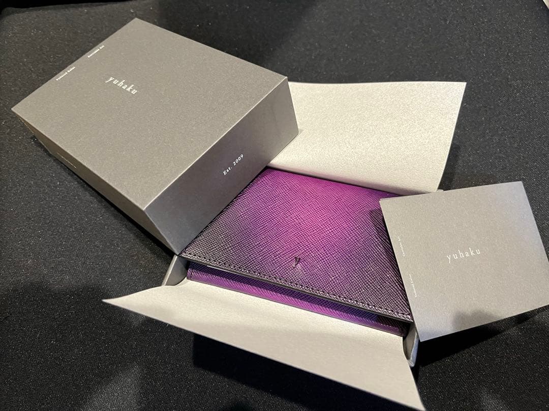 yuhaku 名刺入れ　YEV161 パープル