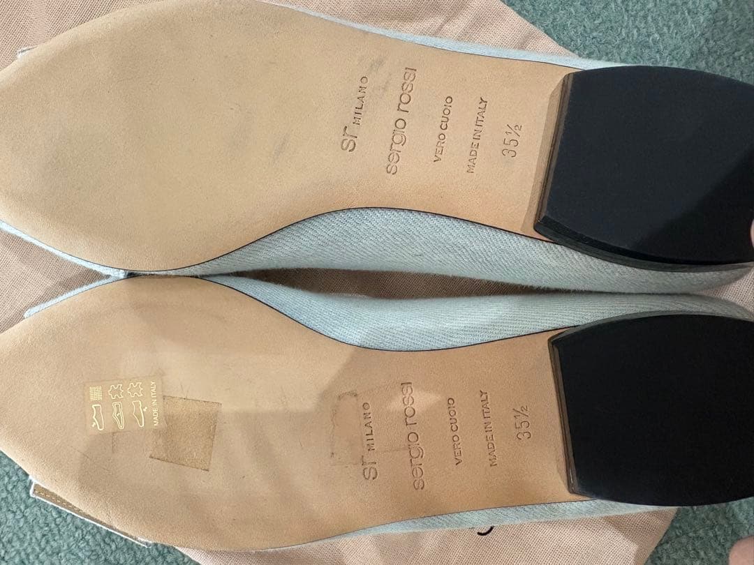 sergio rossi SR MILANO MIA ライトブルーデニム35.5