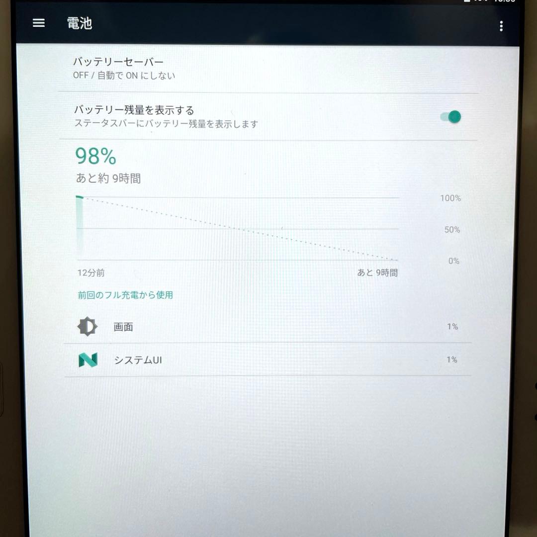 【美品】NEC LAVIE Tab ホワイト タブレット