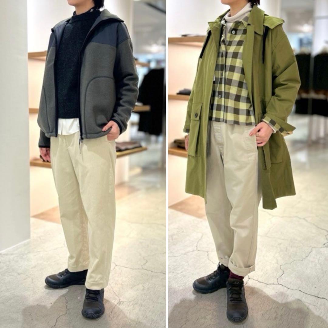 現行品2025MHLコットンパンツ ライトベージュ 1 マーガレットハウエル