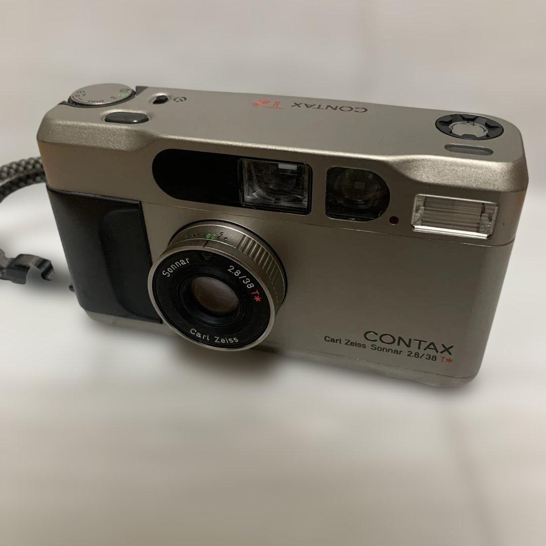 CONTAX T2 シルバー コンパクトフィルムカメラ