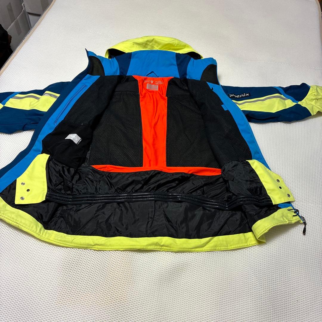 メンズPhenix スキーウェア イエロー/ブルー上下