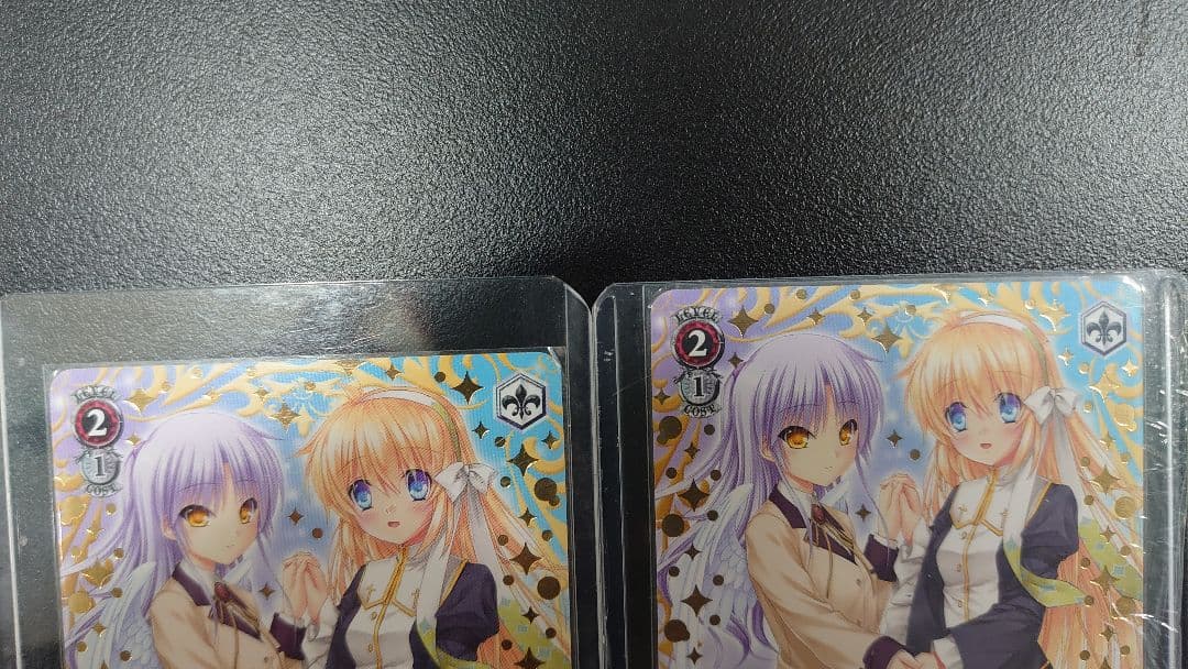 ヴァイスシュヴァルツ　key 15th Fes.かなで&シオナ　箔押しPR　二枚