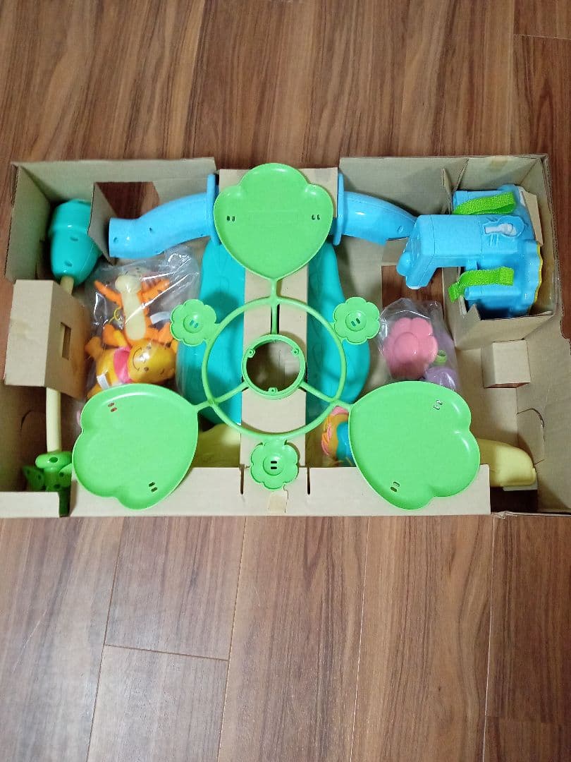 【美品】くまのプーさんえらべる回転6WAYジムにへんしんメリープーメリー