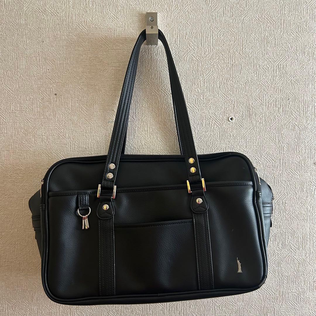 イーストボーイ スクールバッグ スクバ ヴィーナス Venus合皮素材 黒