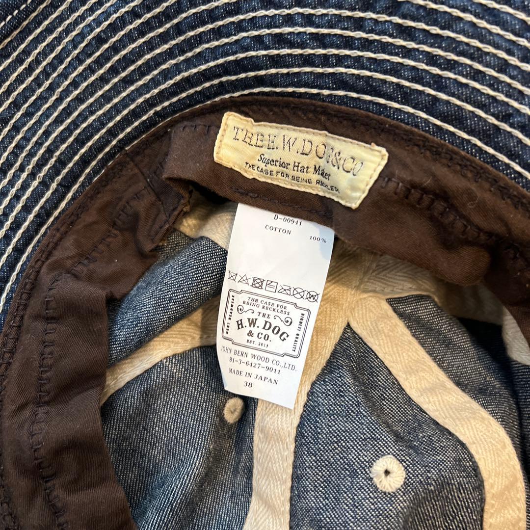 帽子 THE H.W.DOG&CO. VINTAGE DENIMFATIGUE HAT
