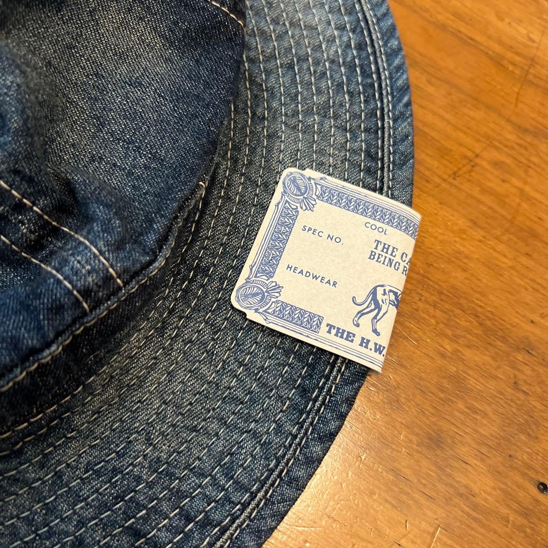 帽子 THE H.W.DOG&CO. VINTAGE DENIMFATIGUE HAT