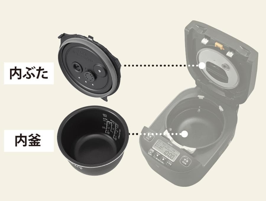 象印　豪熱大火力 NW-YB10-BZ ※残保証期間あり