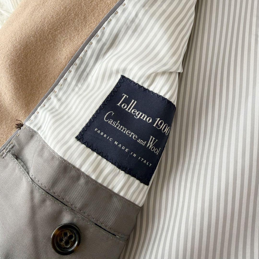 美品⭐︎バナナリパブリック セットアップスーツ ダブル ベージュ カシミヤ混 38