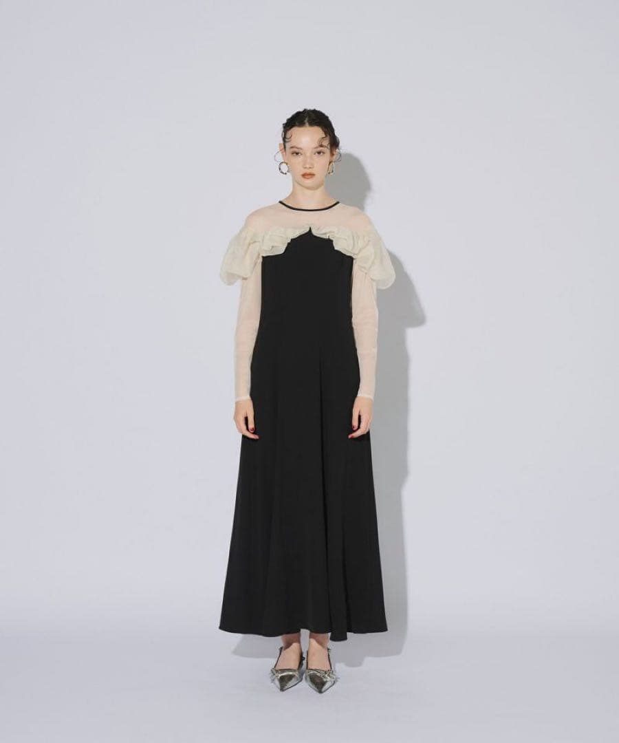 スーツ・フォーマル・ドレス ANDRESED frills flare dress